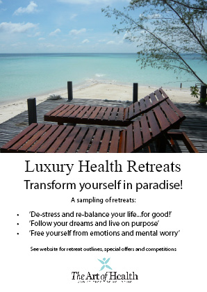 Luxury Health retreats in Fiji, Bali and Australia with health coach Kim Knight 